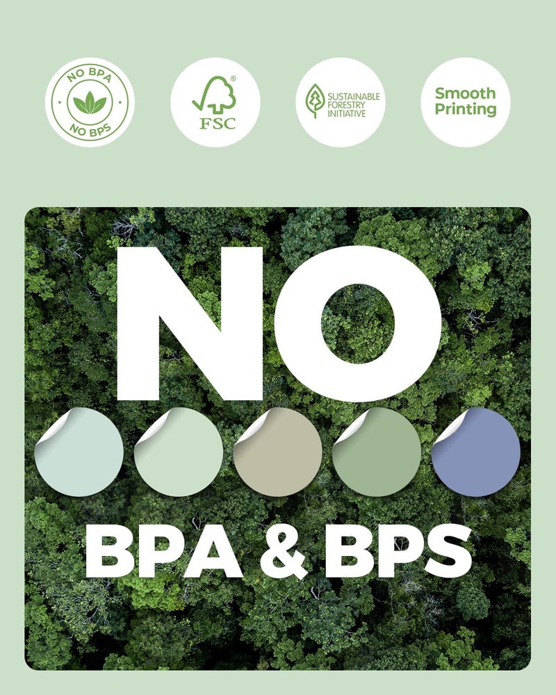 MUNBYN 2 Inch Circle Thermal Labels, Multicolor Thermal Label Stickers for Custom Logo, Candle, 150 Sheets/1 Roll - Image 4